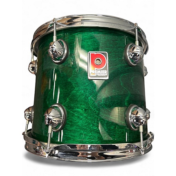 Used Premier 14in rack tom Emerald Green Drum