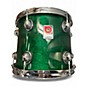 Used Premier 14in rack tom Emerald Green Drum