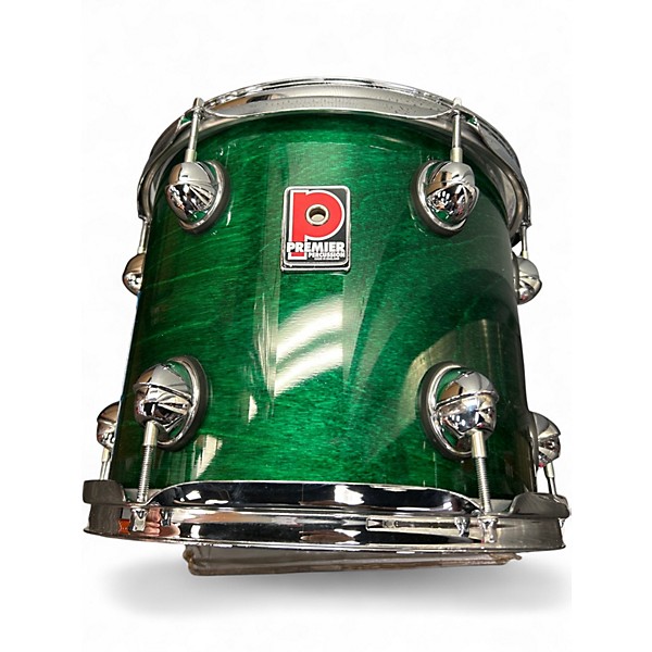 Used Premier 14in rack tom Emerald Green Drum