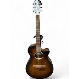 Used Ibanez aeg70 Brown Sunburst Acoustic Electric Guitar