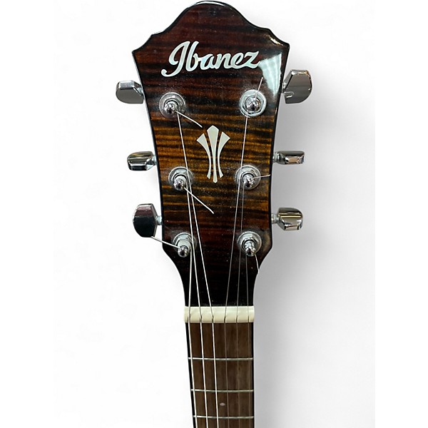 Used Ibanez aeg70 Brown Sunburst Acoustic Electric Guitar
