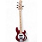 Used Sterling by Music Man Ray4 Candy Apple Red Electric Bass Guitar thumbnail