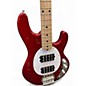 Used Sterling by Music Man Ray4 Candy Apple Red Electric Bass Guitar