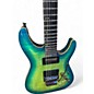 Used Schecter Guitar Research BLACKJACK SLS C1 FRS AQUABURST Solid Body Electric Guitar