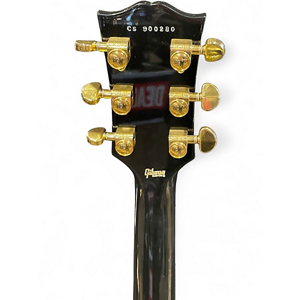 Used Gibson Les Paul Custom Ebony Solid Body Electric Guitar