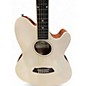 Used Ibanez TCY10E Talman White Acoustic Electric Guitar