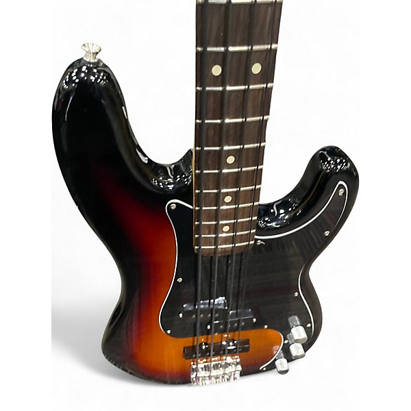 Used Fender American Performer Precision Bass 3 Color Sunburst Electric Bass Guitar