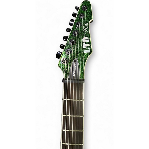 Used ESP LTD SCT-607B SPARKLING GREEN Solid Body Electric Guitar