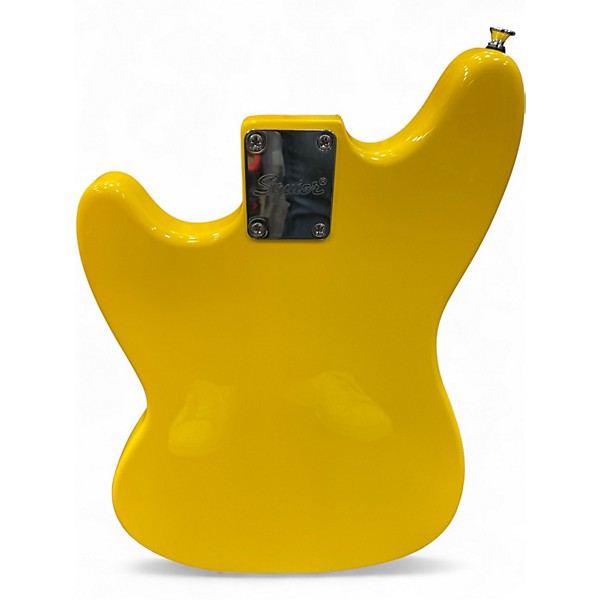 Used Squier Mustang Vintage Yellow Solid Body Electric Guitar