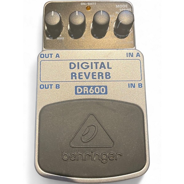 Used Behringer DR600 Digital Stereo Reverb Effect Pedal