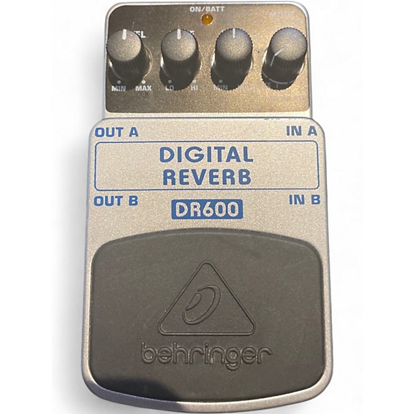 Used Behringer DR600 Digital Stereo Reverb Effect Pedal