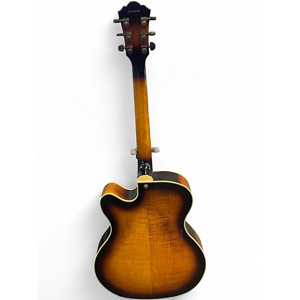 Used Washburn L600 Vintage Sunburst Hollow Body Electric Guitar