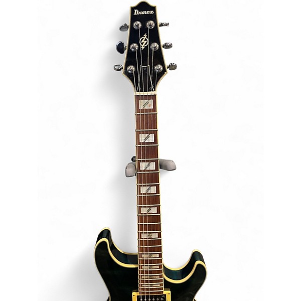 Used Ibanez AWD83 Transparent Blue Hollow Body Electric Guitar