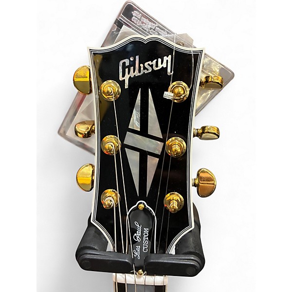 Used 2025 Gibson Les Paul Custom Ebony Solid Body Electric Guitar