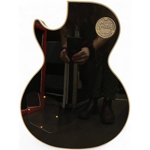 Used 2025 Gibson Les Paul Custom Ebony Solid Body Electric Guitar