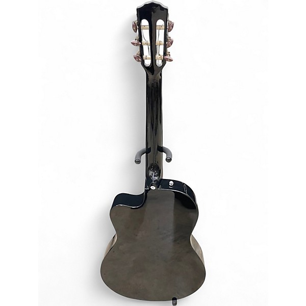 Used Fender CN-140SCE Black Acoustic Electric Guitar