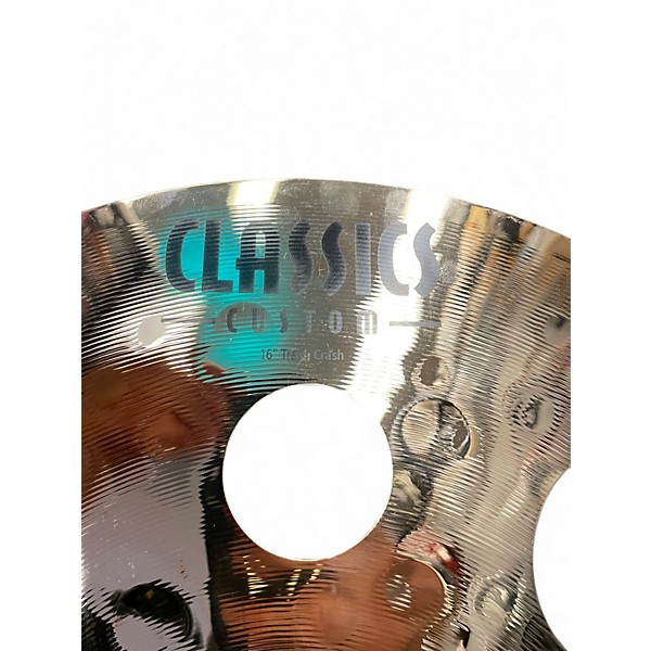 Used MEINL 16in Classic Custom Trash Crash Brilliant Cymbal