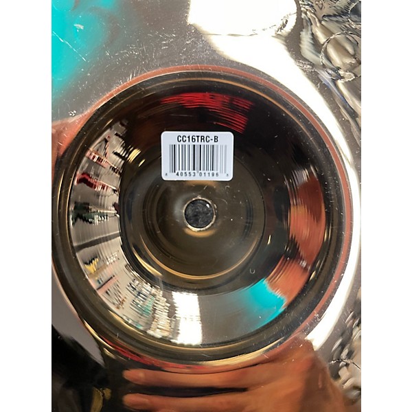 Used MEINL 16in Classic Custom Trash Crash Brilliant Cymbal