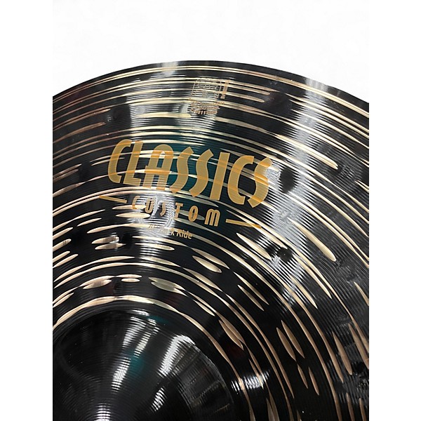 Used MEINL 20in CUSTOM CLASSIC DARK RIDE Cymbal