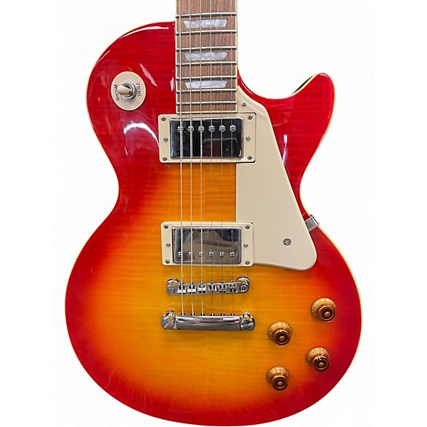 Used Epiphone Les Paul Standard Pro Cherry Sunburst Solid Body Electric Guitar