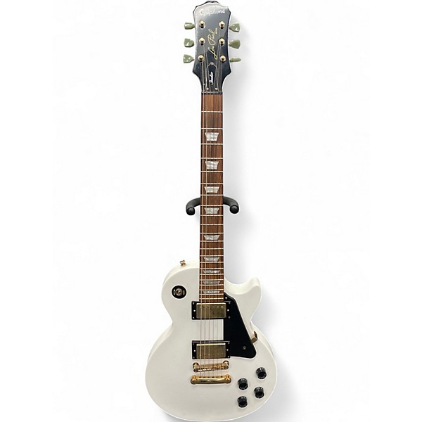Used Epiphone Les Paul Studio White Solid Body Electric Guitar