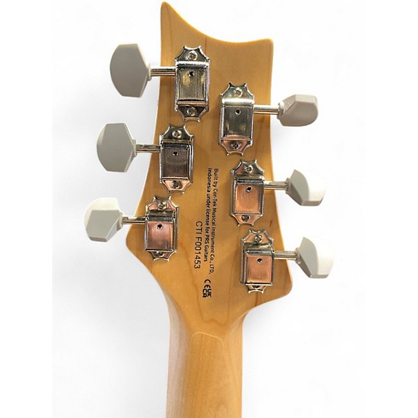 Used PRS SE Silver Sky Yellow Solid Body Electric Guitar