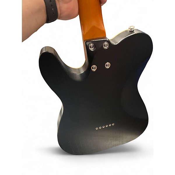 Used Schecter Guitar Research PT Black and White Solid Body Electric Guitar