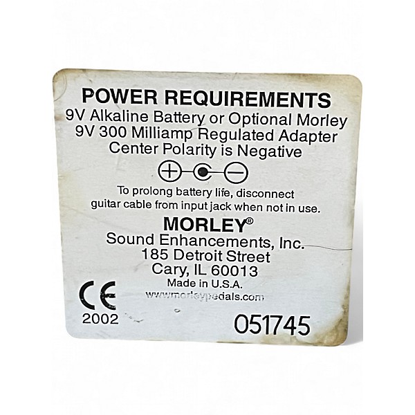 Used Morley PRO SERIES II DISTORION/WAH/VOLUME Effect Pedal