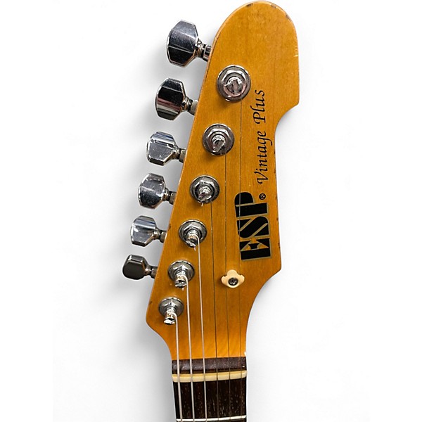 Used ESP Vintage Plus Black Solid Body Electric Guitar