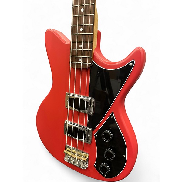 Used K Butler SHARK RED Electric Bass Guitar