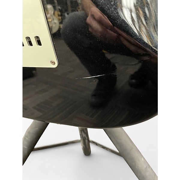 Used Squier Standard Stratocaster PEWTER SPARKLE Solid Body Electric Guitar