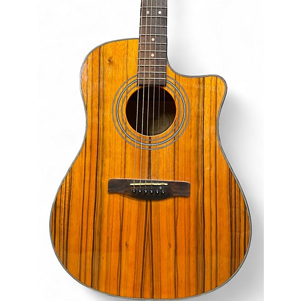 Used Fender CD220-CE Maple Acoustic Electric Guitar