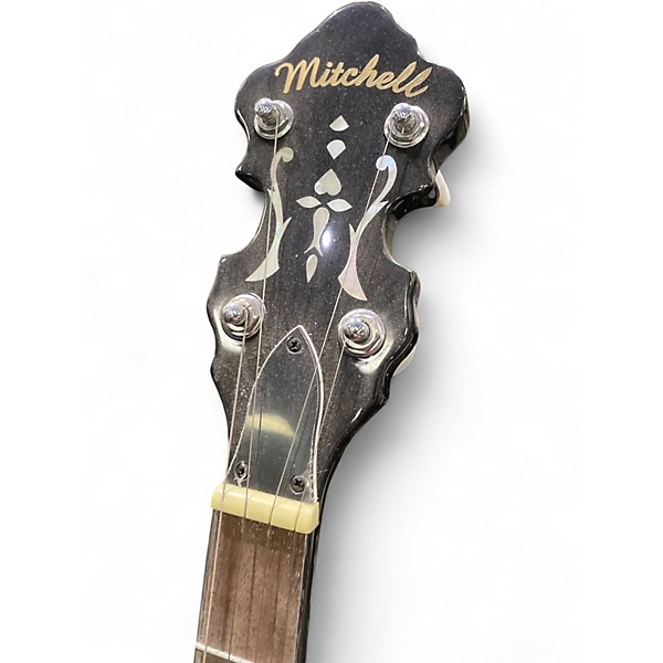 Used Mitchell MBJ200 5 String Candy Apple Red Banjo