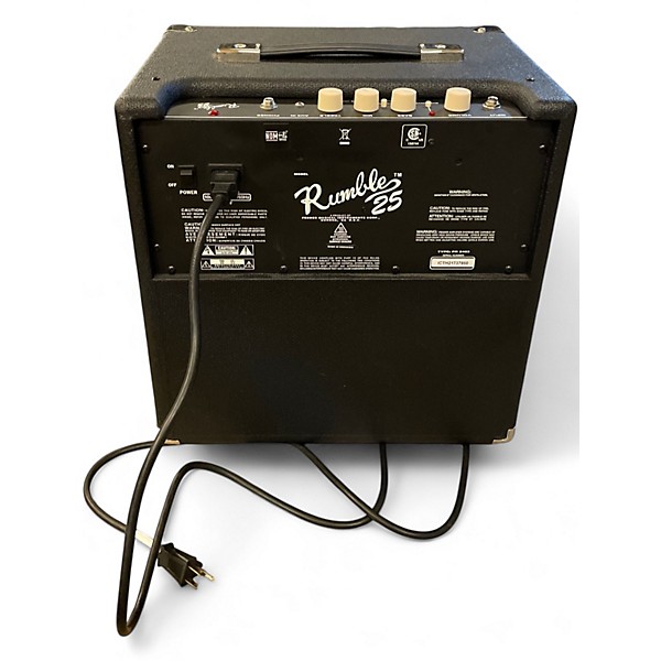 Used Fender Rumble 25 25W 1x8 Bass Combo Amp