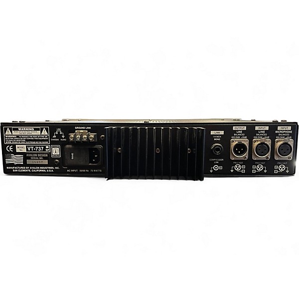 Used Avalon VT737SP Class A Mono Tube Microphone Preamp