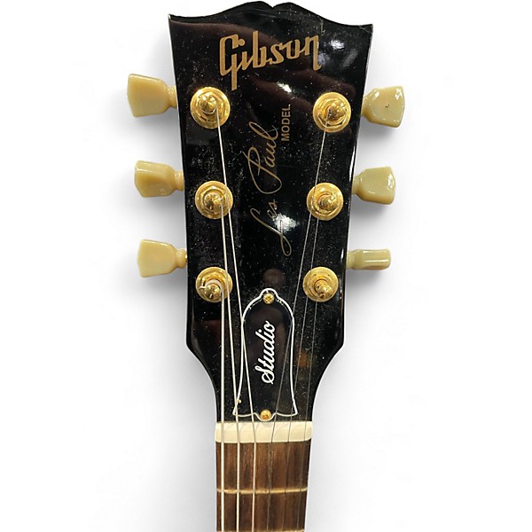 Used Gibson Les Paul Studio Red Solid Body Electric Guitar