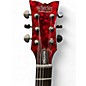 Used Schecter Guitar Research SOLO II APOCALYPSE RED REIGN Solid Body Electric Guitar