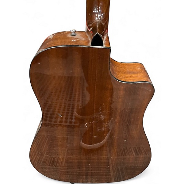 Used Fender CD60CE Rouge Natural Acoustic Guitar