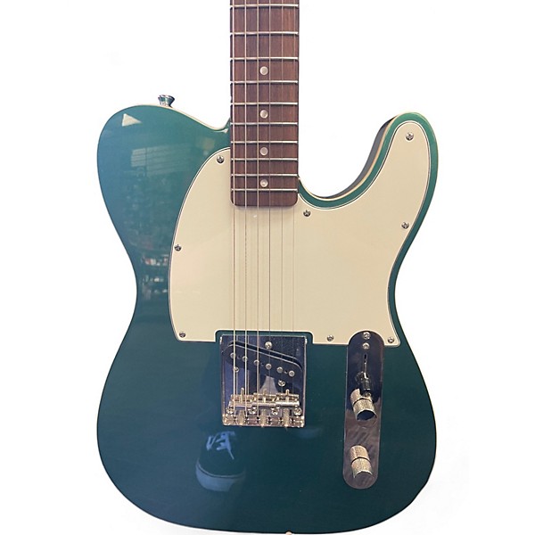 Used Squier CUSTOM ESQUIRE Sherwood Green Metallic Solid Body Electric Guitar