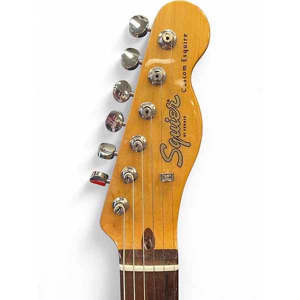 Used Squier CUSTOM ESQUIRE Sherwood Green Metallic Solid Body Electric Guitar