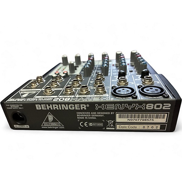 Used Behringer XENYX802 Powered Mixer