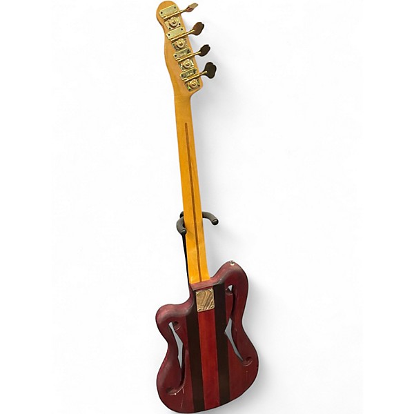 Used Eastwood EEB-1 Wine Red Electric Bass Guitar
