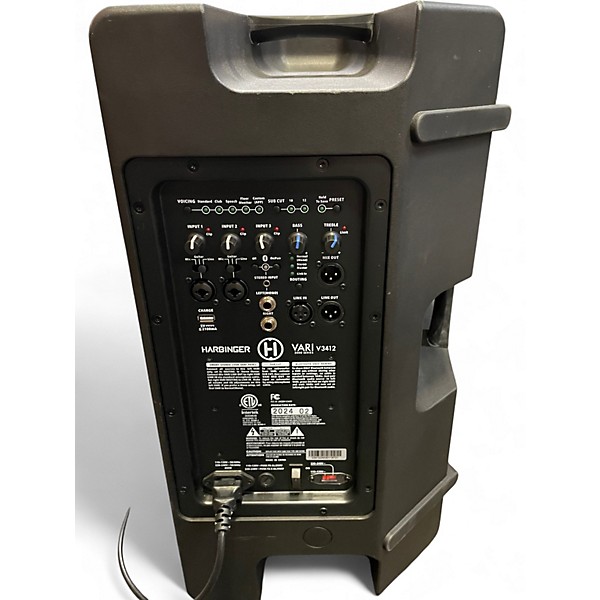 Used Harbinger V3412 3000 Series Powered Speaker