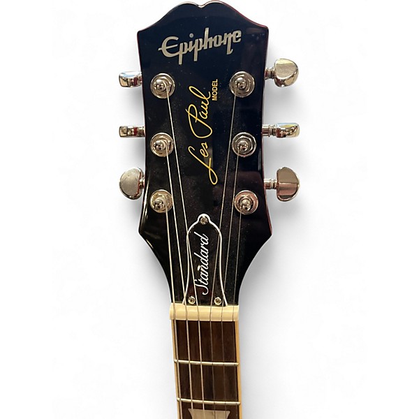Used Epiphone LES PAUL STANDARD 60S QUILT TOP LIMITED-EDITION FADED CHERRY SUNBURST Solid Body Electric Guitar