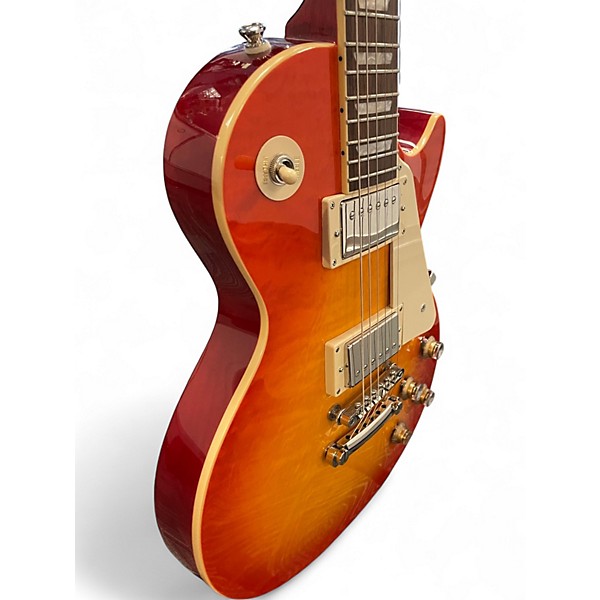 Used Epiphone LES PAUL STANDARD 60S QUILT TOP LIMITED-EDITION FADED CHERRY SUNBURST Solid Body Electric Guitar