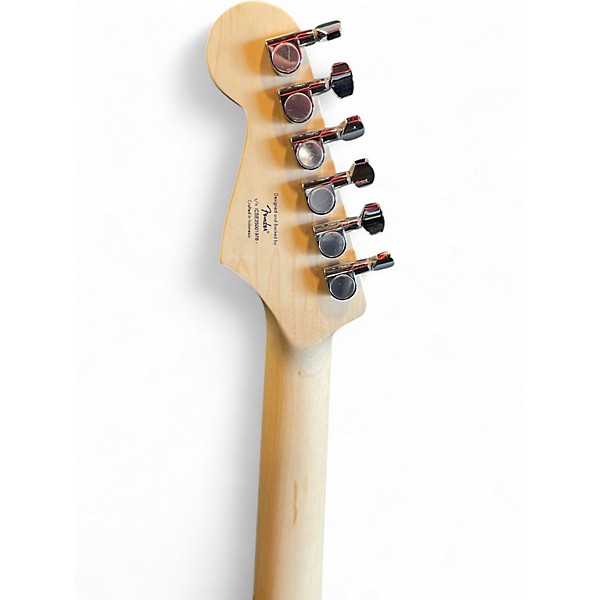 Used Squier Stratocaster HSS Black Solid Body Electric Guitar