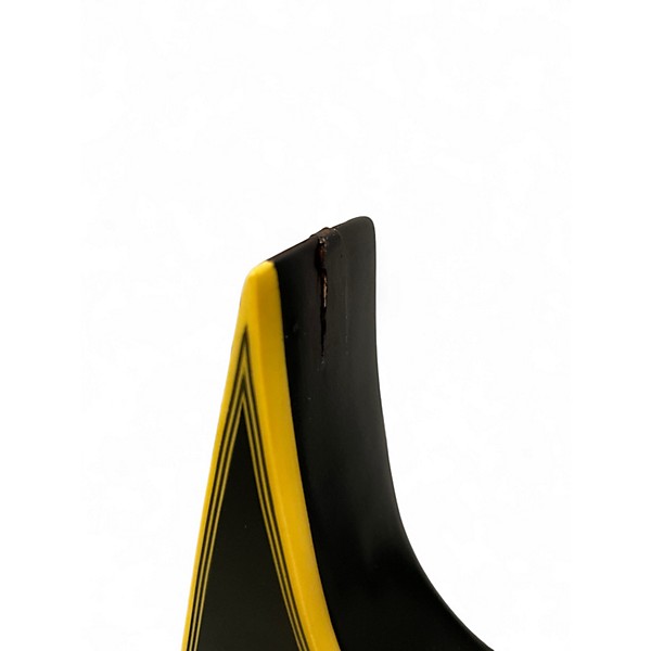 Used B.C. Rich Pro X Warlock Black and Gold Solid Body Electric Guitar