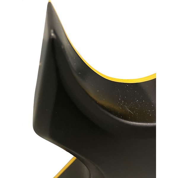 Used B.C. Rich Pro X Warlock Black and Gold Solid Body Electric Guitar