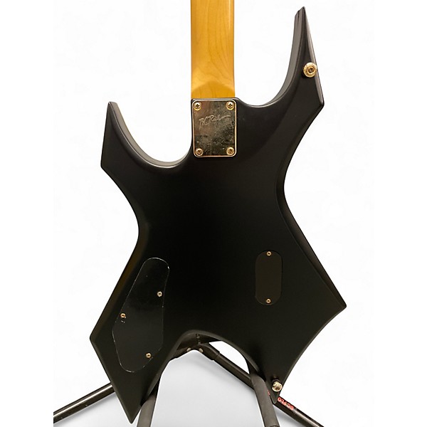 Used B.C. Rich Pro X Warlock Black and Gold Solid Body Electric Guitar