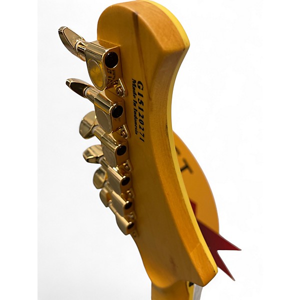 Used B.C. Rich Pro X Warlock Black and Gold Solid Body Electric Guitar